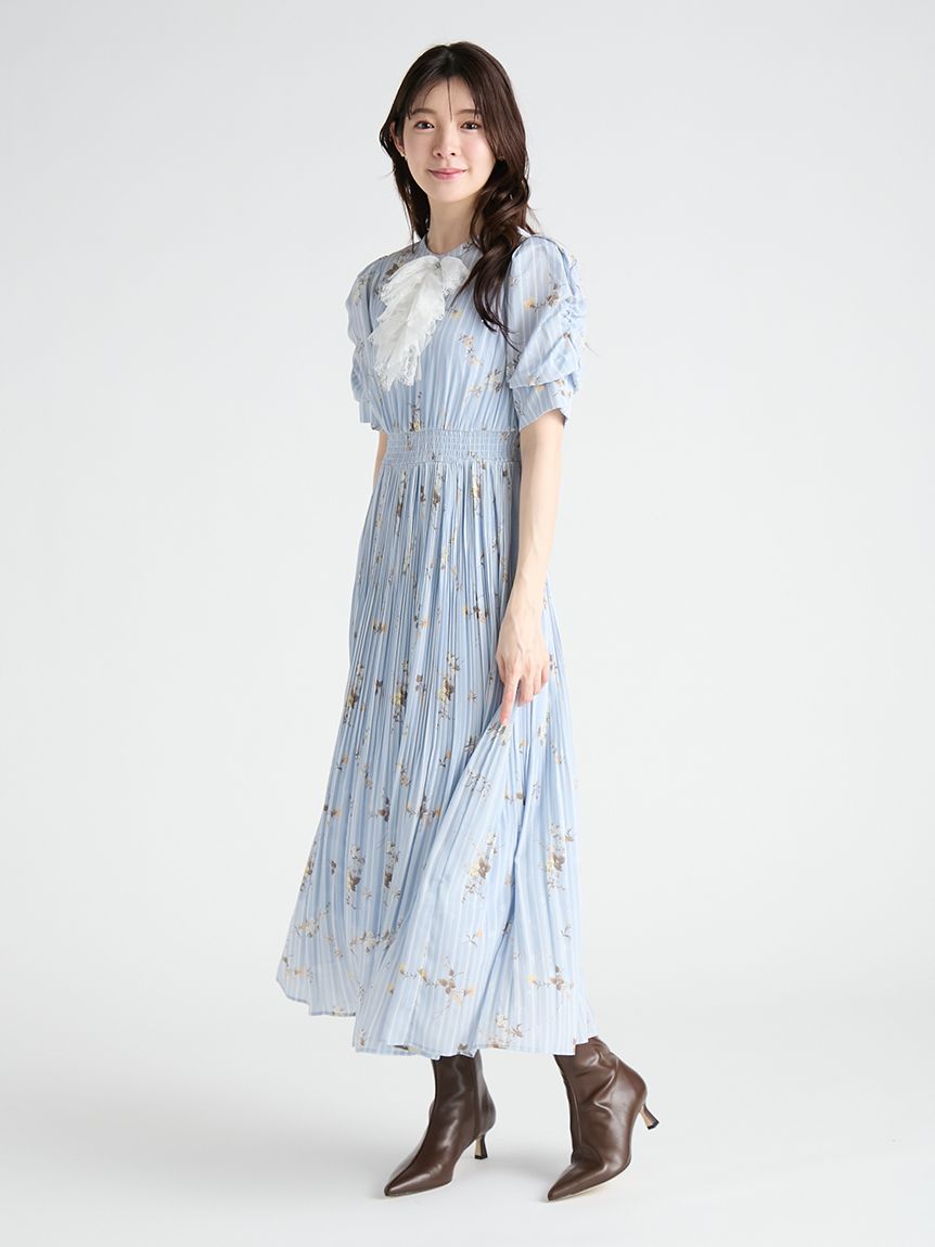 フローラルヨークレースワンピース(デイリーワンピース)｜DRESS