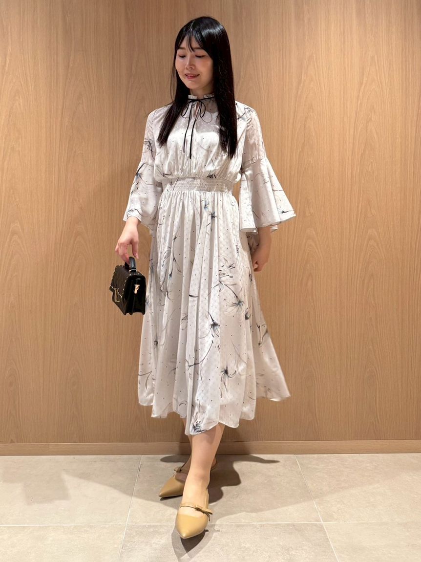 リリードットプリントワンピース(デイリーワンピース)｜DRESS（ドレス