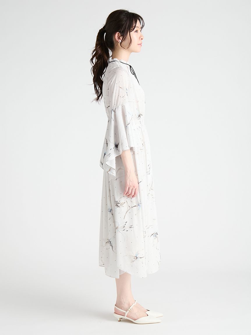 リリードットプリントワンピース(デイリーワンピース)｜DRESS（ドレス