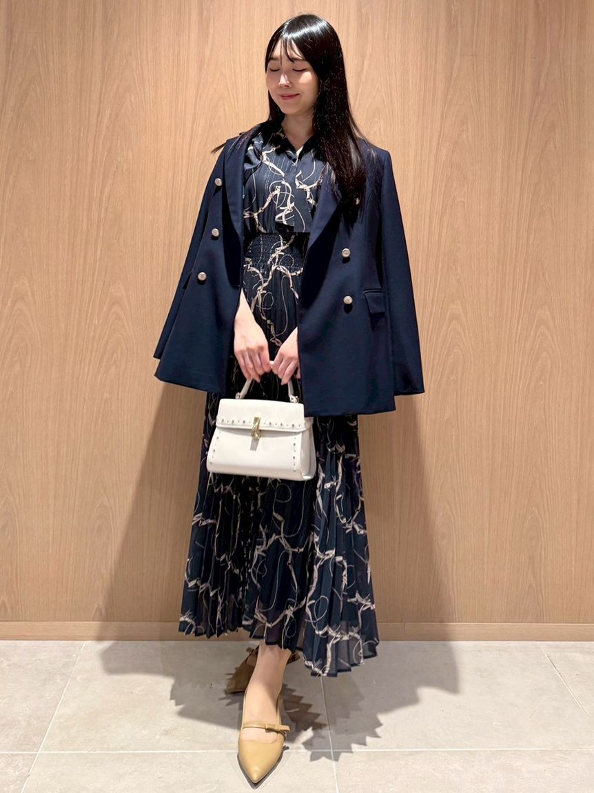 ホースベルト柄プリントワンピース(デイリーワンピース)｜DRESS