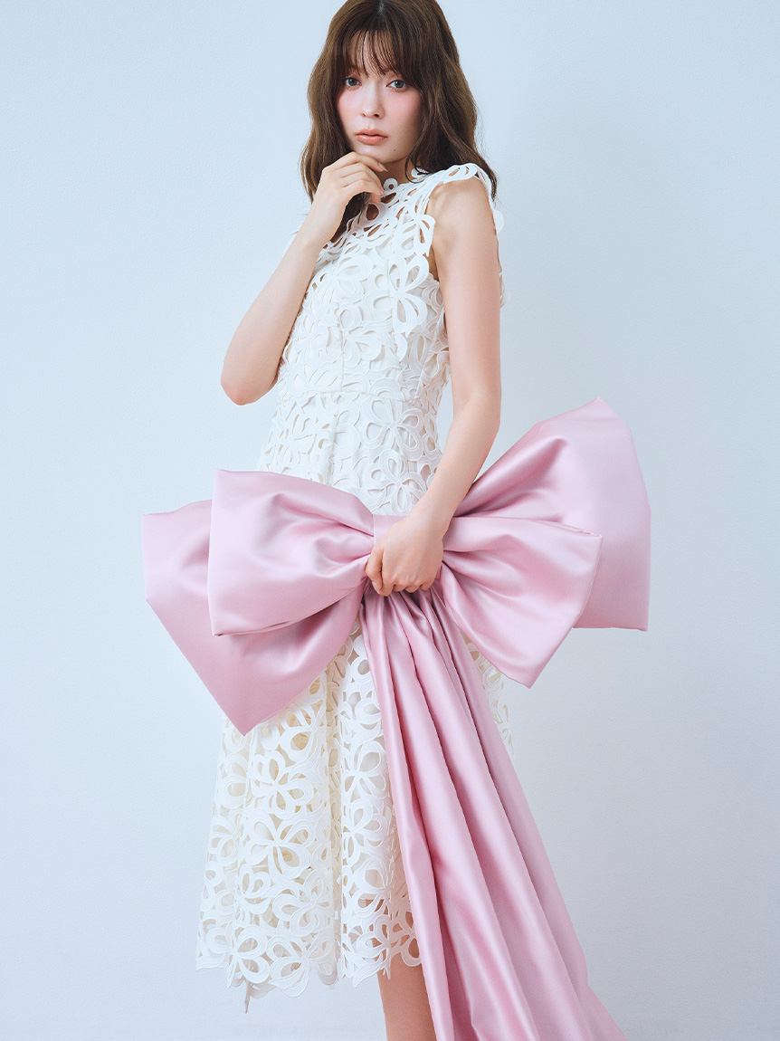 リボンレースドレス(デイリーワンピース)｜DRESS（ドレス）｜CELFORD