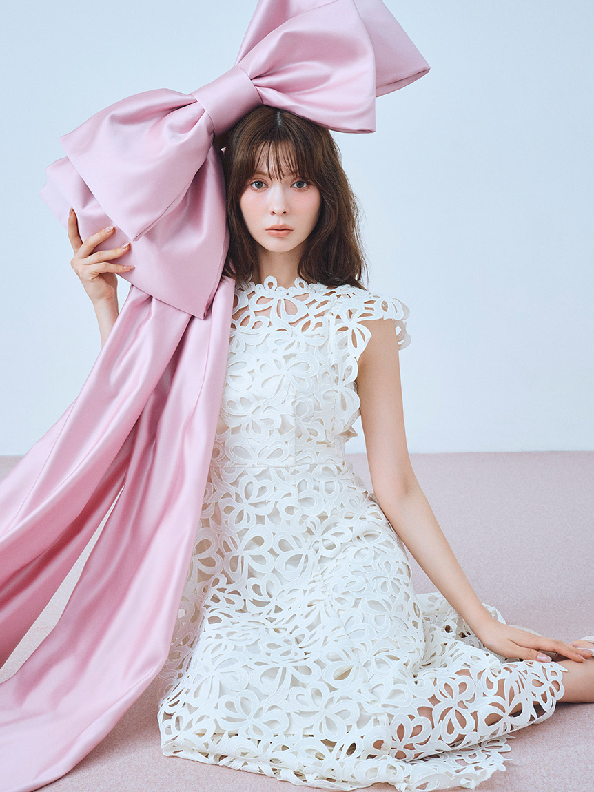 リボンレースドレス(デイリーワンピース)｜DRESS（ドレス）｜CELFORD