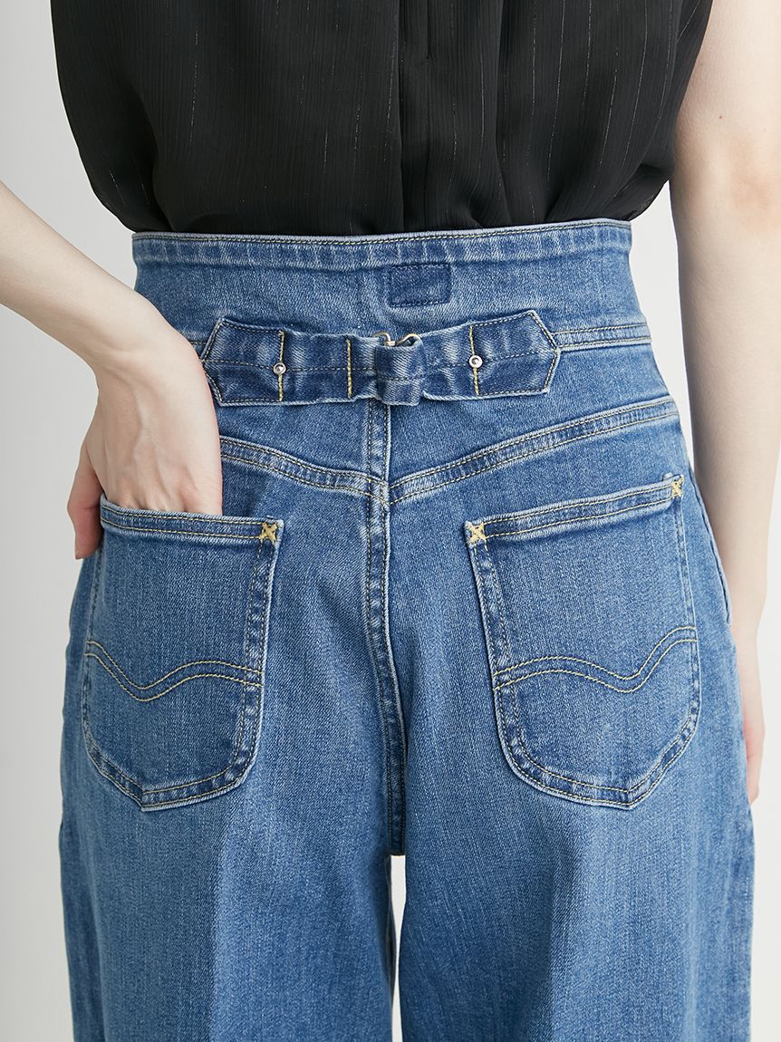 CELFORD セルフォード　デニムワイドパンツ 【CELFORD×Lee】 CELFORD パンツ 「Lee×CELFORD」デニムワイドパンツ レディース