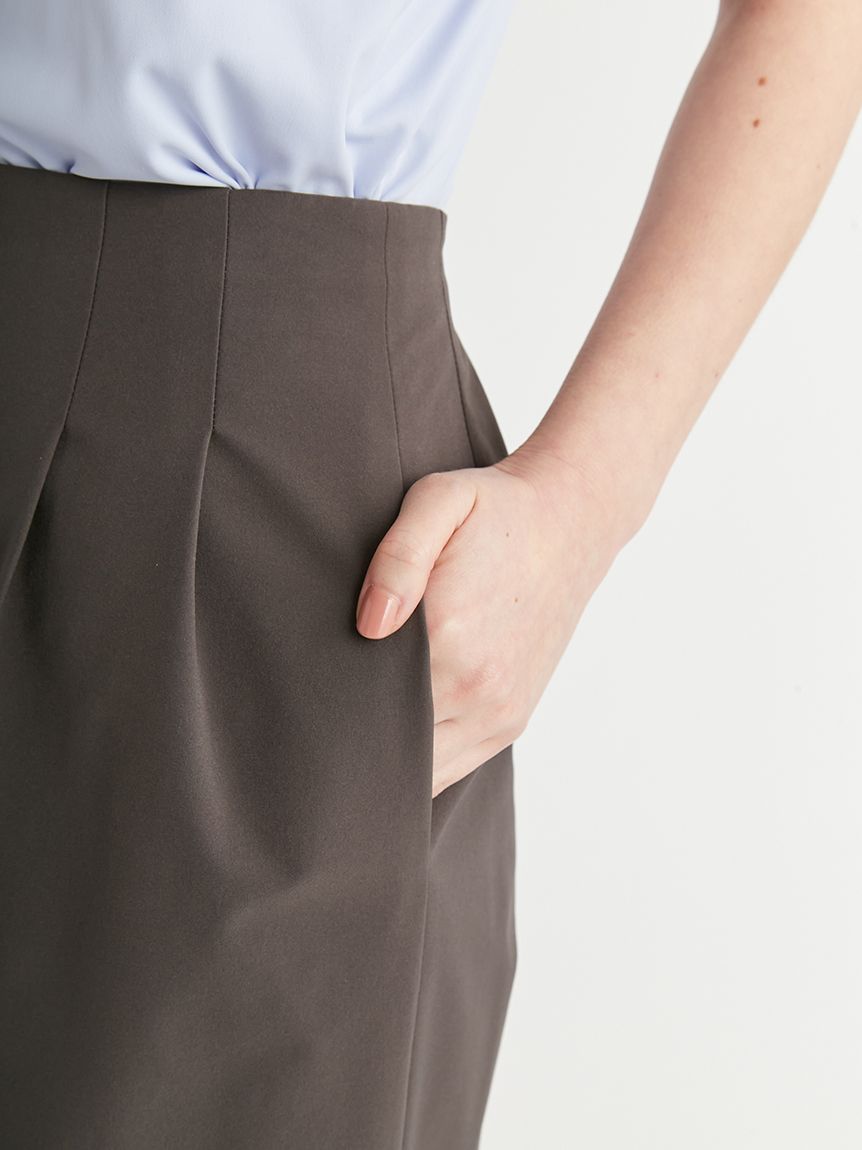 バックベルトワイドパンツ(ロングパンツ)｜PANTS（パンツ