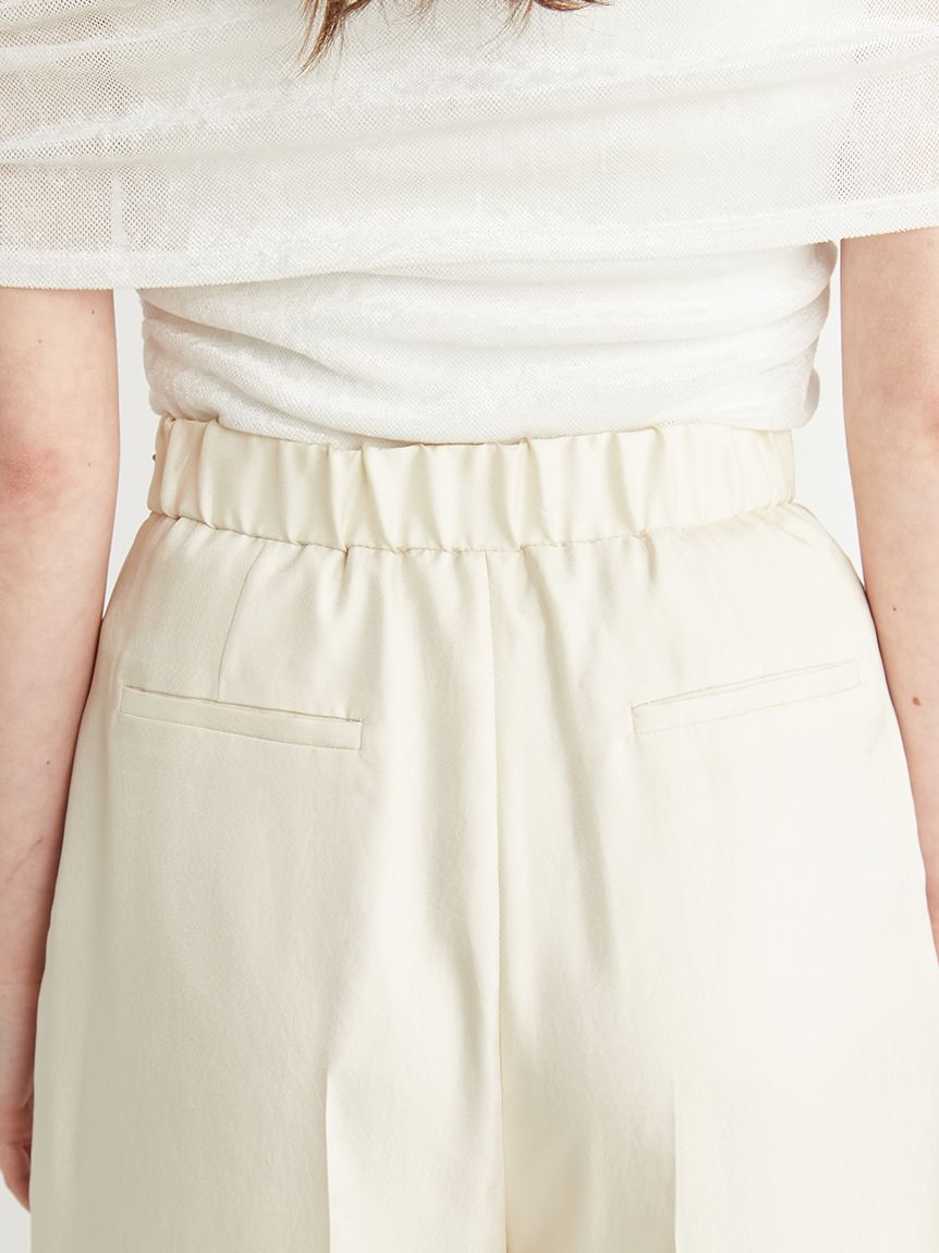 ツイルサテンワイドパンツ(ロングパンツ)｜PANTS（パンツ