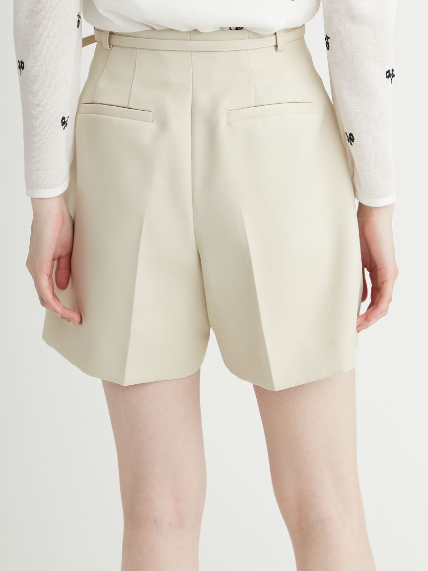 ベルト付きハイウエストショートパンツ(ショートパンツ)|PANTS ベルト付きハイウエストショートパンツ(ショートパンツ)|PANTS