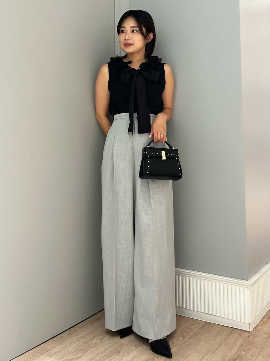 セルフォード ワイドパンツ CELFORD(セルフォード)の「ラップ風ワイドパンツ」 - PARTE