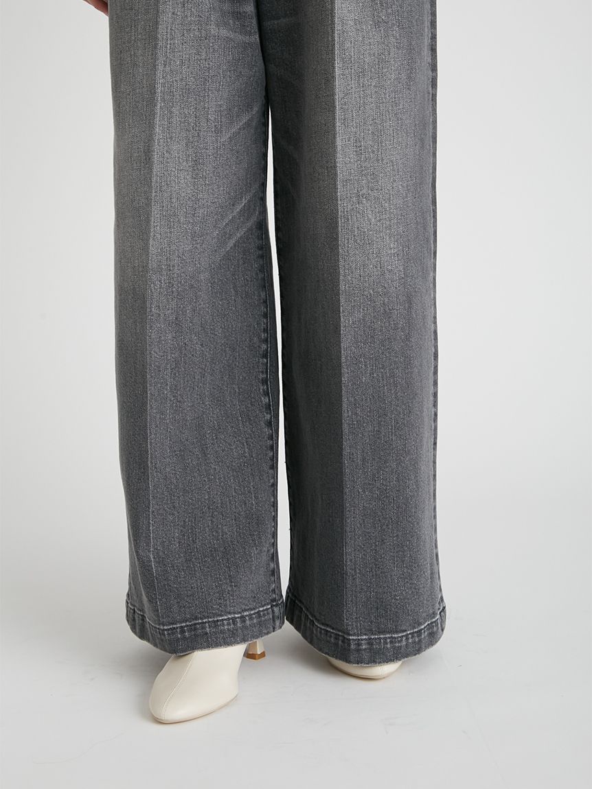 セルフォード　ハイウエストワイドデニム ハイウエストデニムワイドパンツ(ロングパンツ)｜PANTS（パンツ