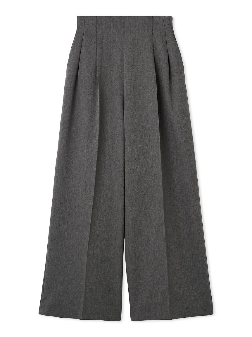 【新品未使用】定価4万円vince.ビンス　ハイウエスト プリーツパンツ 美バランスが叶う ハイウエストワイドパンツ（6～9分丈パンツ