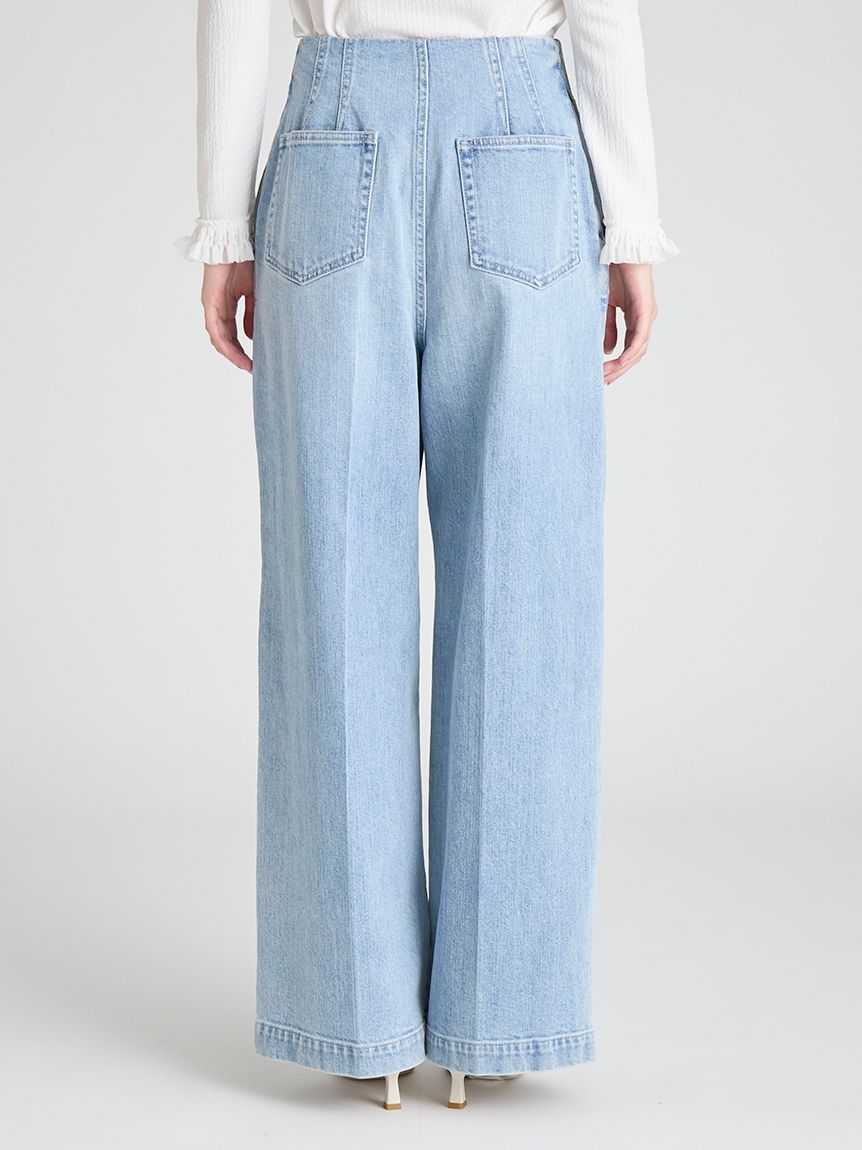 オーガニックコットンストレートデニム(ロングパンツ)｜PANTS（パンツ