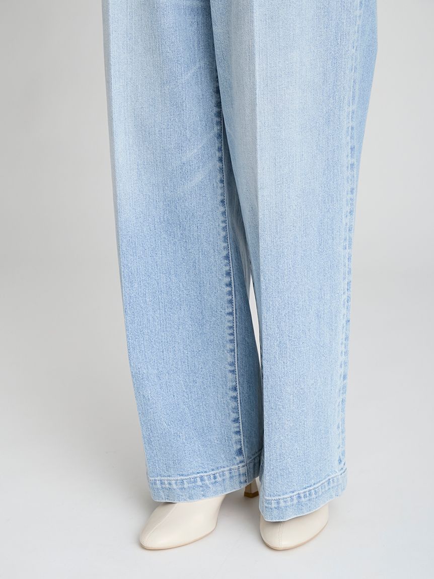 オーガニックコットンストレートデニム(ロングパンツ)｜PANTS（パンツ