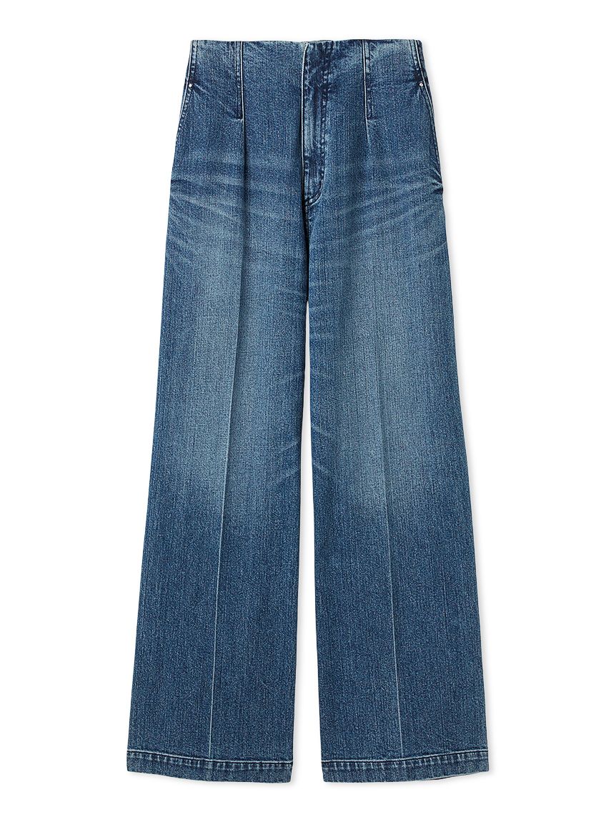 オーガニックコットンストレートデニム(ロングパンツ)｜PANTS（パンツ