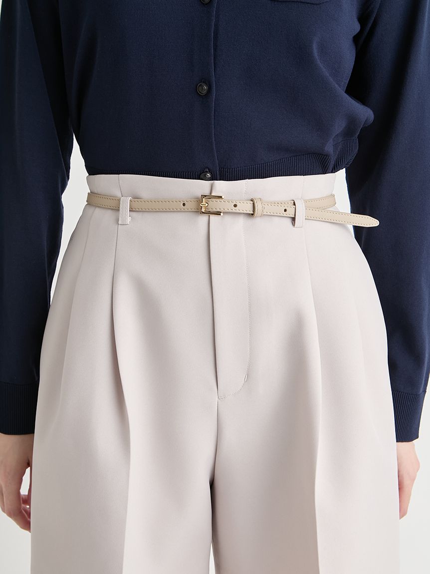 洗える】ベルト付きショートパンツ(ショートパンツ)｜PANTS（パンツ