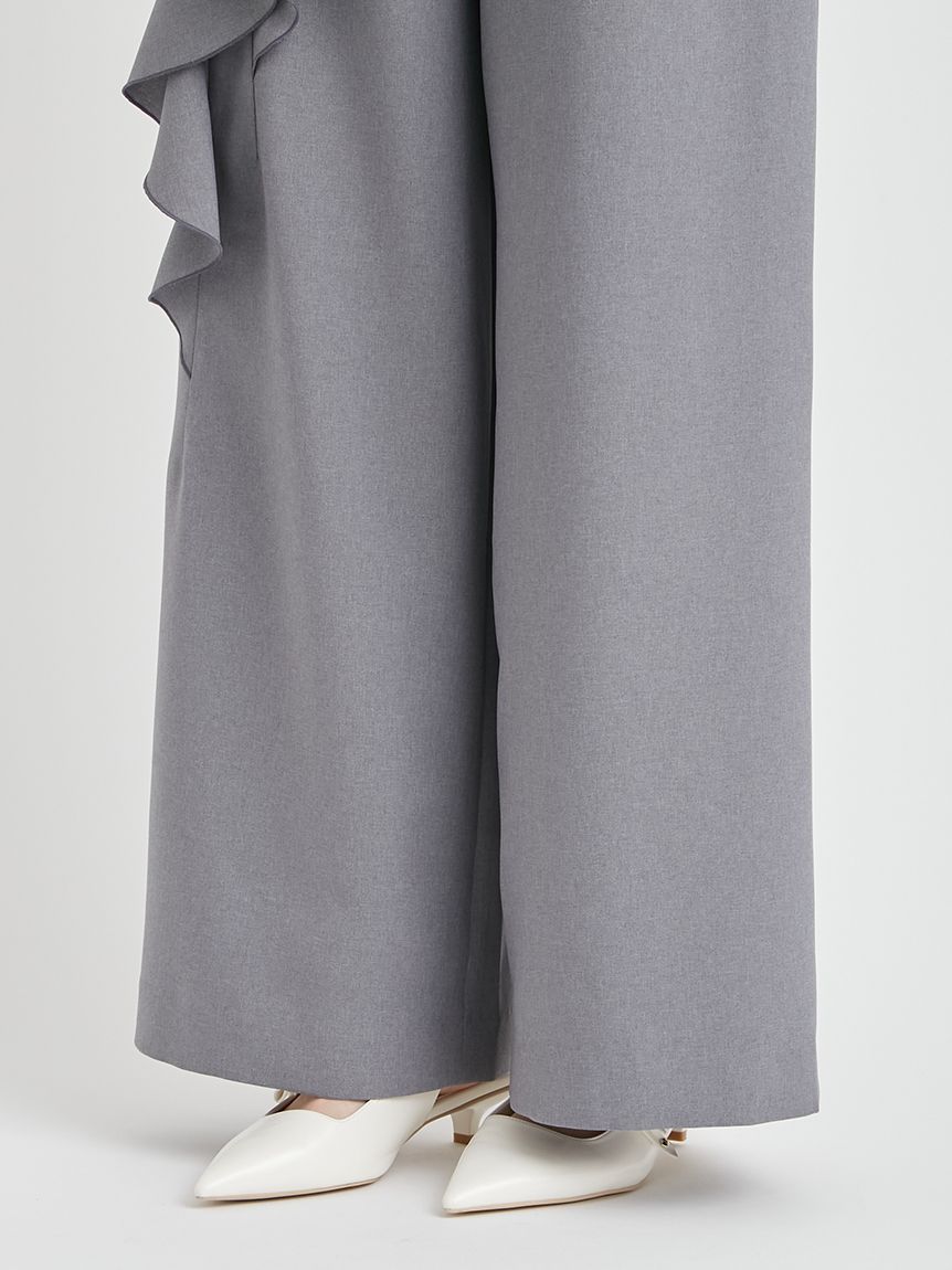 洗える】リボンワイドパンツ(ロングパンツ)｜PANTS（パンツ）｜CELFORD