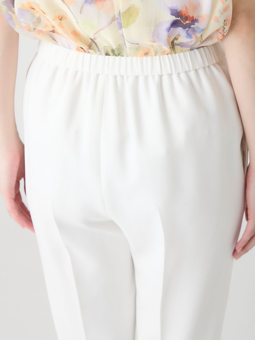 洗える】トリアセテーパードパンツ(ロングパンツ)｜PANTS（パンツ