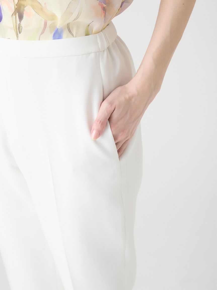 洗える】トリアセテーパードパンツ(ロングパンツ)｜PANTS（パンツ