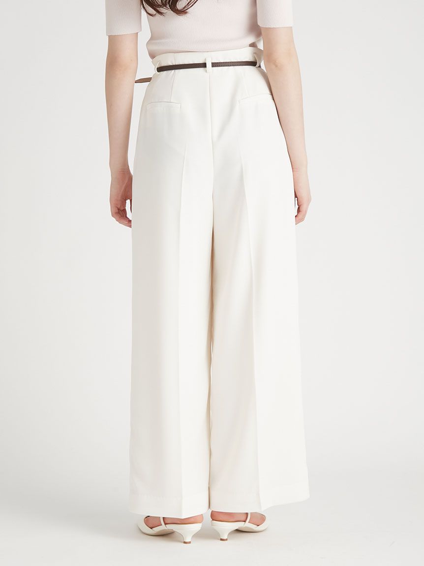 洗える】ベルト付きワイドパンツ(ロングパンツ)｜PANTS｜CELFORD（セル