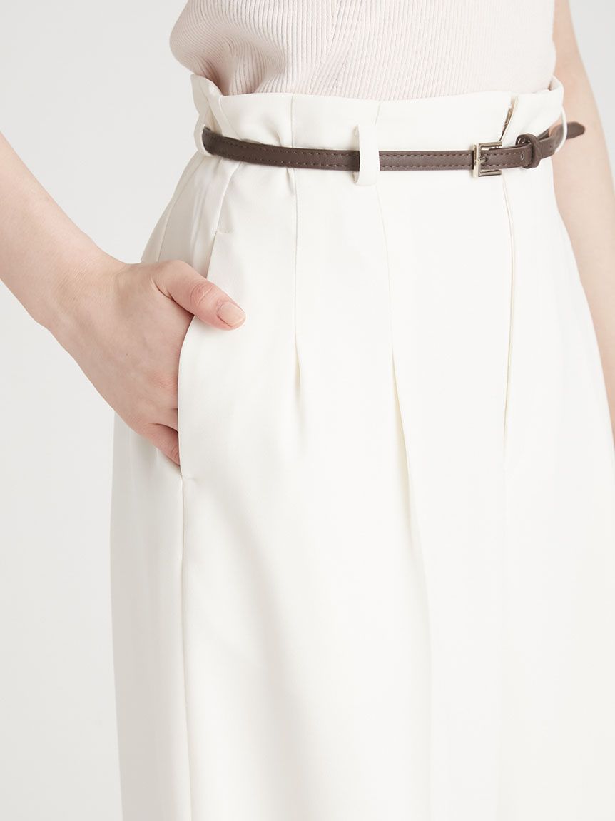 洗える】ベルト付きワイドパンツ(ロングパンツ)｜PANTS｜CELFORD（セル