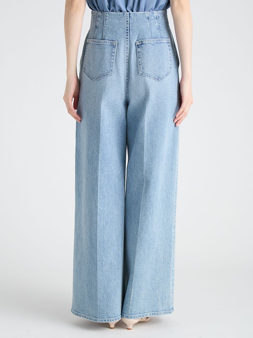 ビジューデニムワイドパンツ(サロペット)｜PANTS（パンツ）｜CELFORD