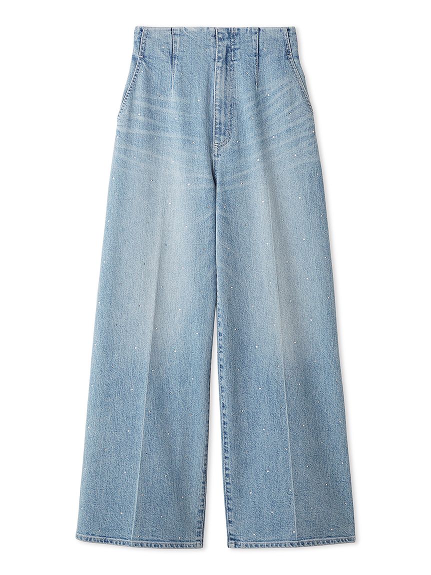 ビジューデニムワイドパンツ(サロペット)｜PANTS（パンツ）｜CELFORD