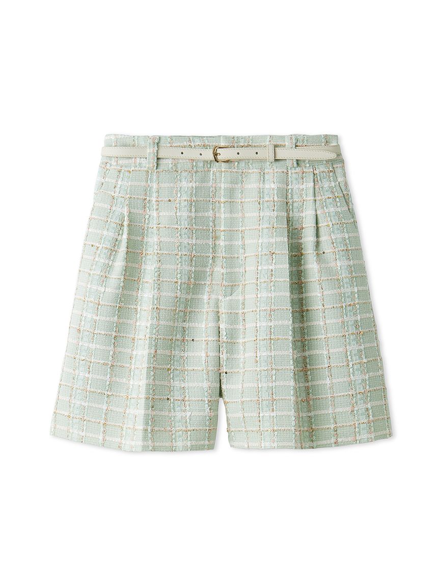 セットアップ対応】ベルト付きショートパンツ(ショート・ハーフパンツ
