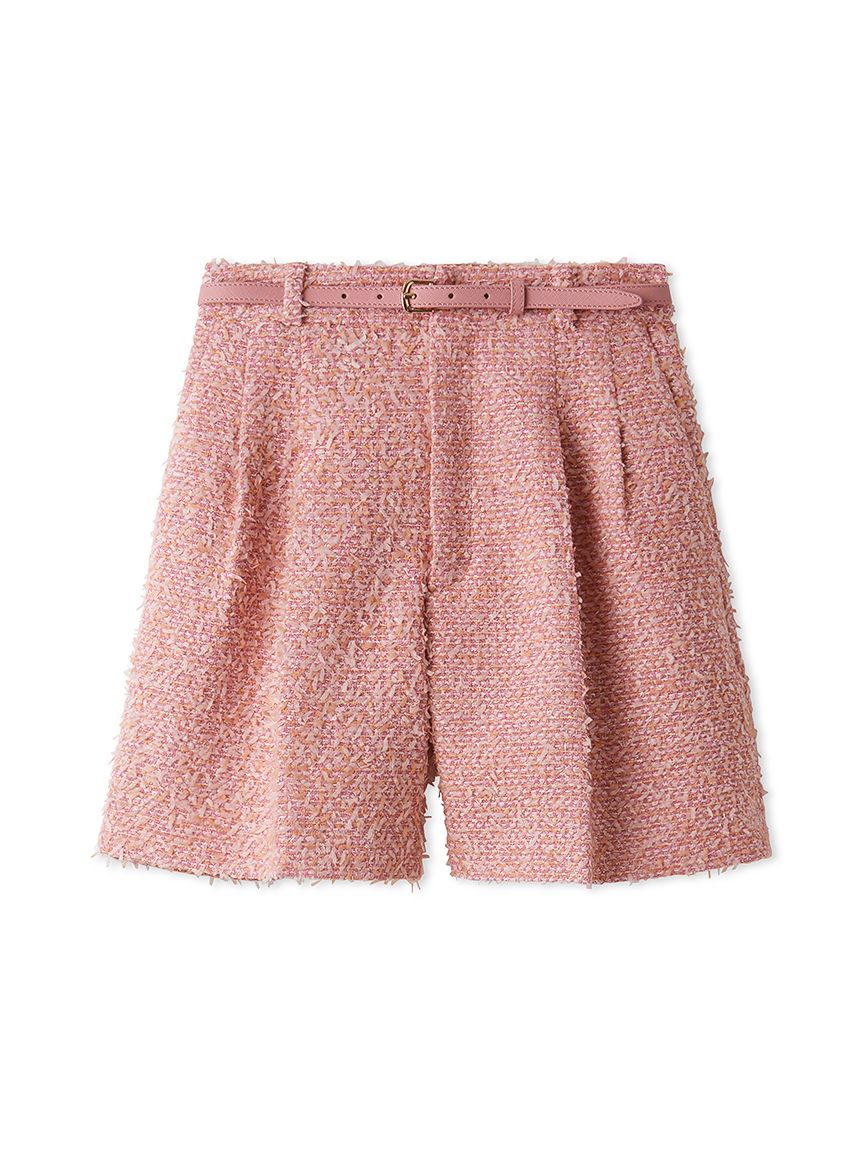 セットアップ対応】ベルト付きショートパンツ(ショート・ハーフパンツ