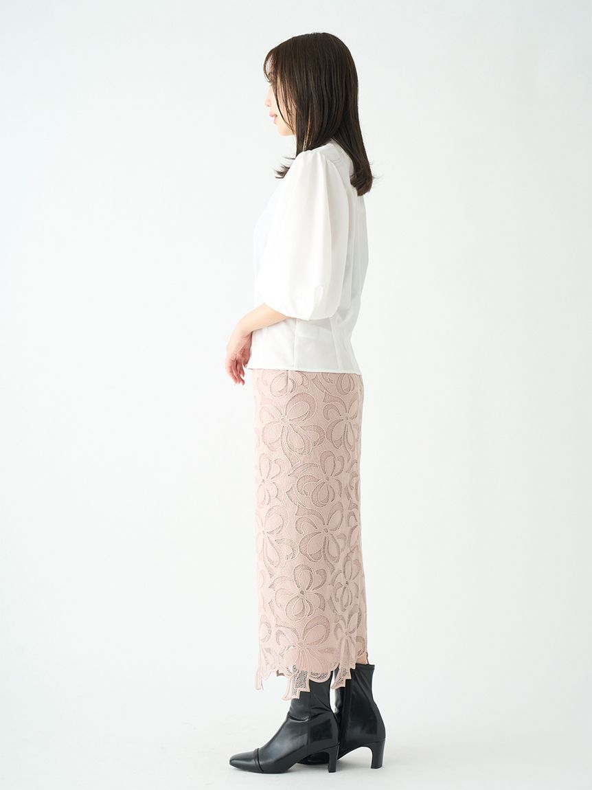 イエナ レーススカート ピンクＢ サイズ38 - ひざ丈スカート