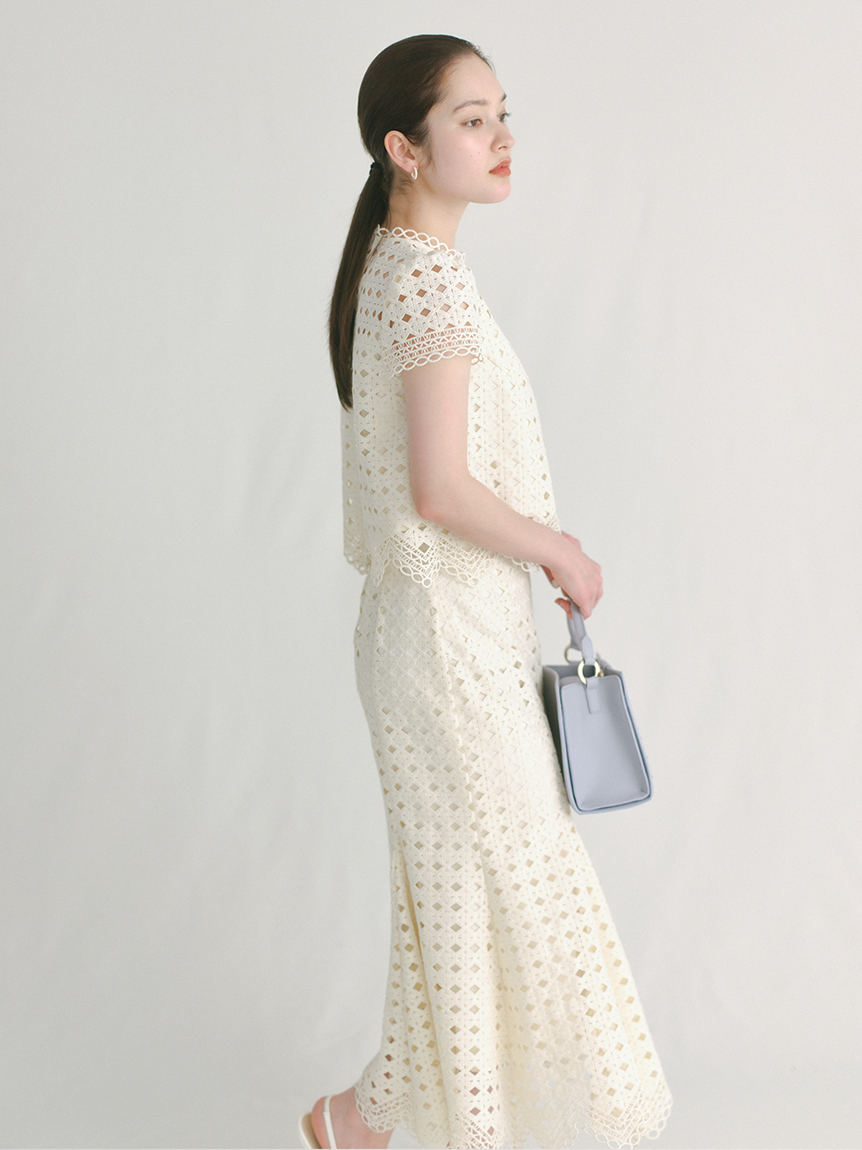 ツイストレースマーメイドスカート(SKIRT（スカート）)｜CELFORD（セル 
