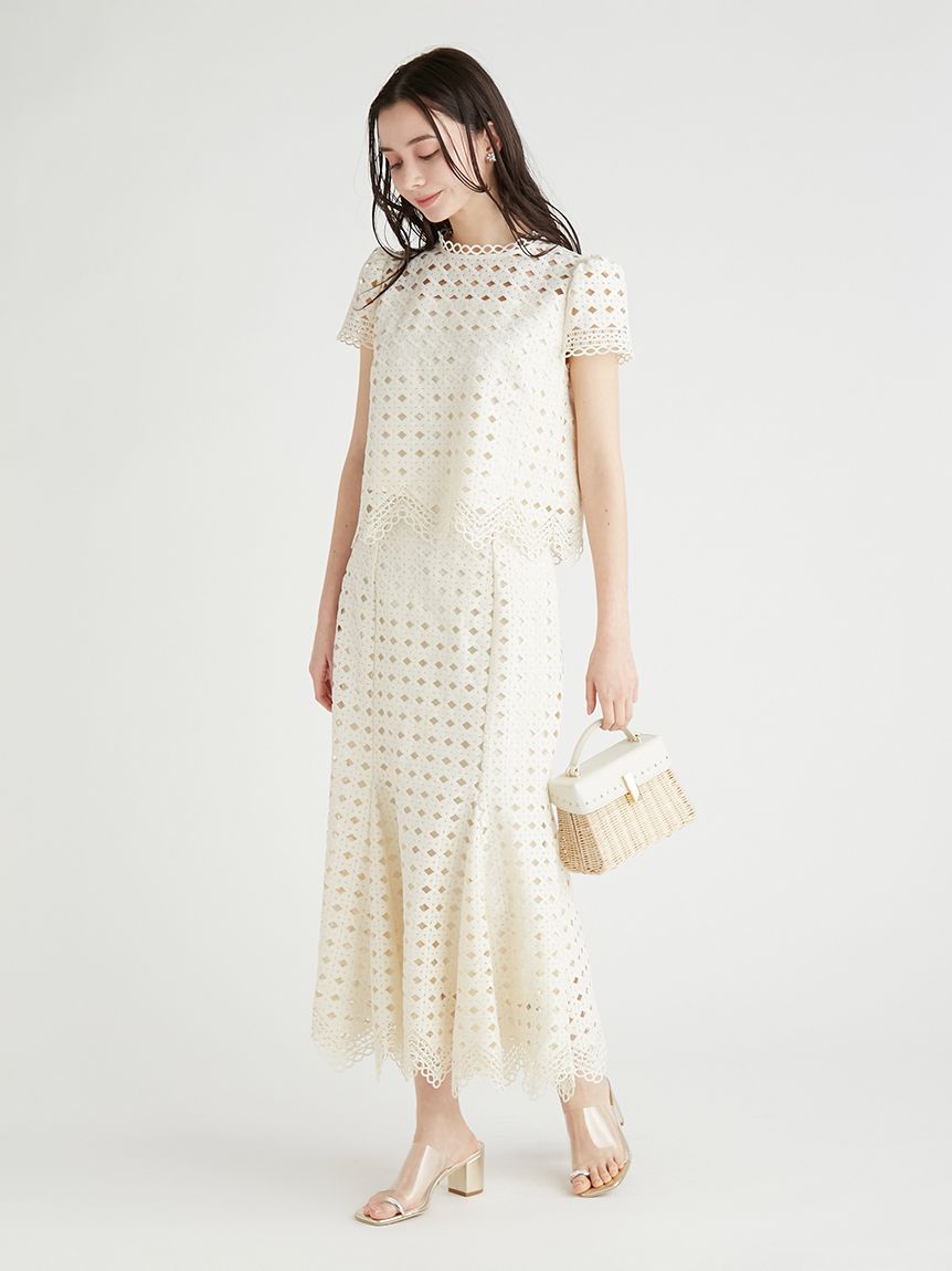 ツイストレースマーメイドスカート(SKIRT（スカート）)｜CELFORD（セル  