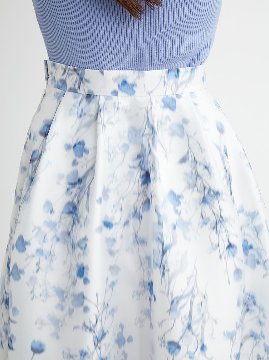 レイヤードフラワープリントスカート(SKIRT(スカート レイヤードフラワープリントスカート(SKIRT(スカート