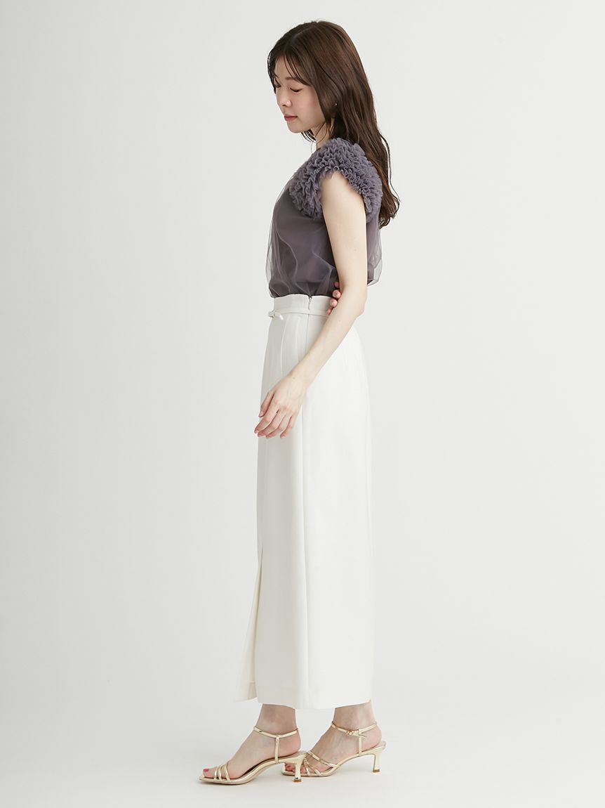 ベルト付きハイウエストタイトスカート(SKIRT（スカート