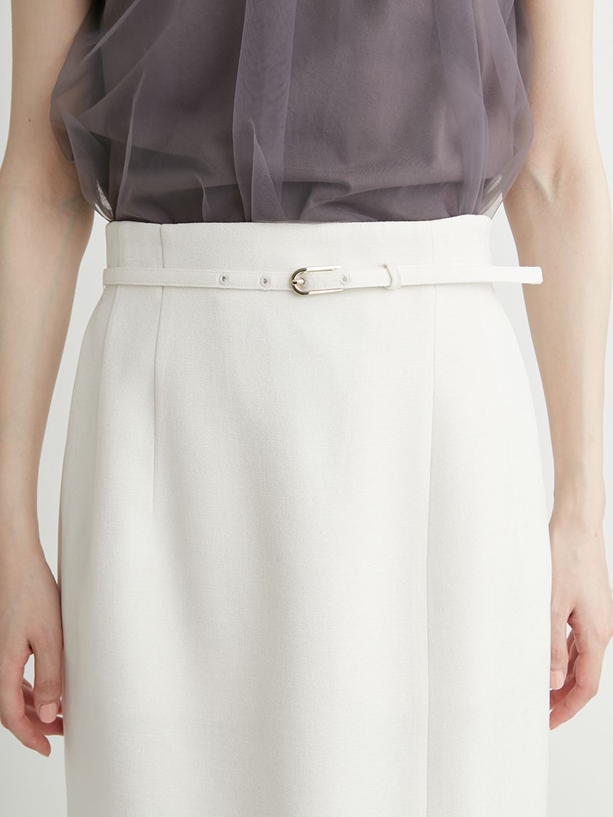 ベルト付きハイウエストタイトスカート(SKIRT（スカート