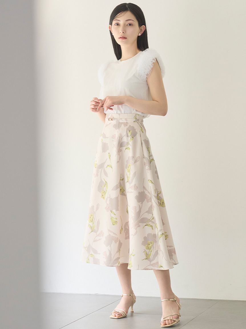ベルト付きフレアスカート(SKIRT（スカート）)｜CELFORD（セル