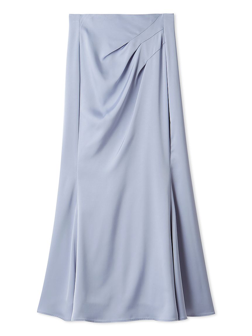 ドレープタックサテンマーメイドスカート(SKIRT（スカート