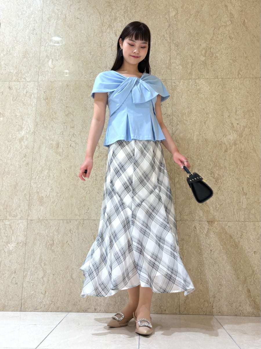シアーチェックナロースカート(SKIRT（スカート）)｜CELFORD