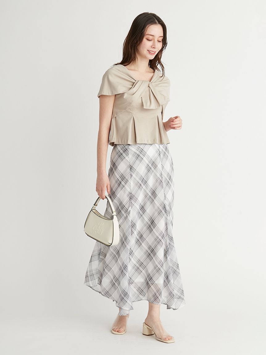 シアーチェックナロースカート(SKIRT（スカート）)｜CELFORD