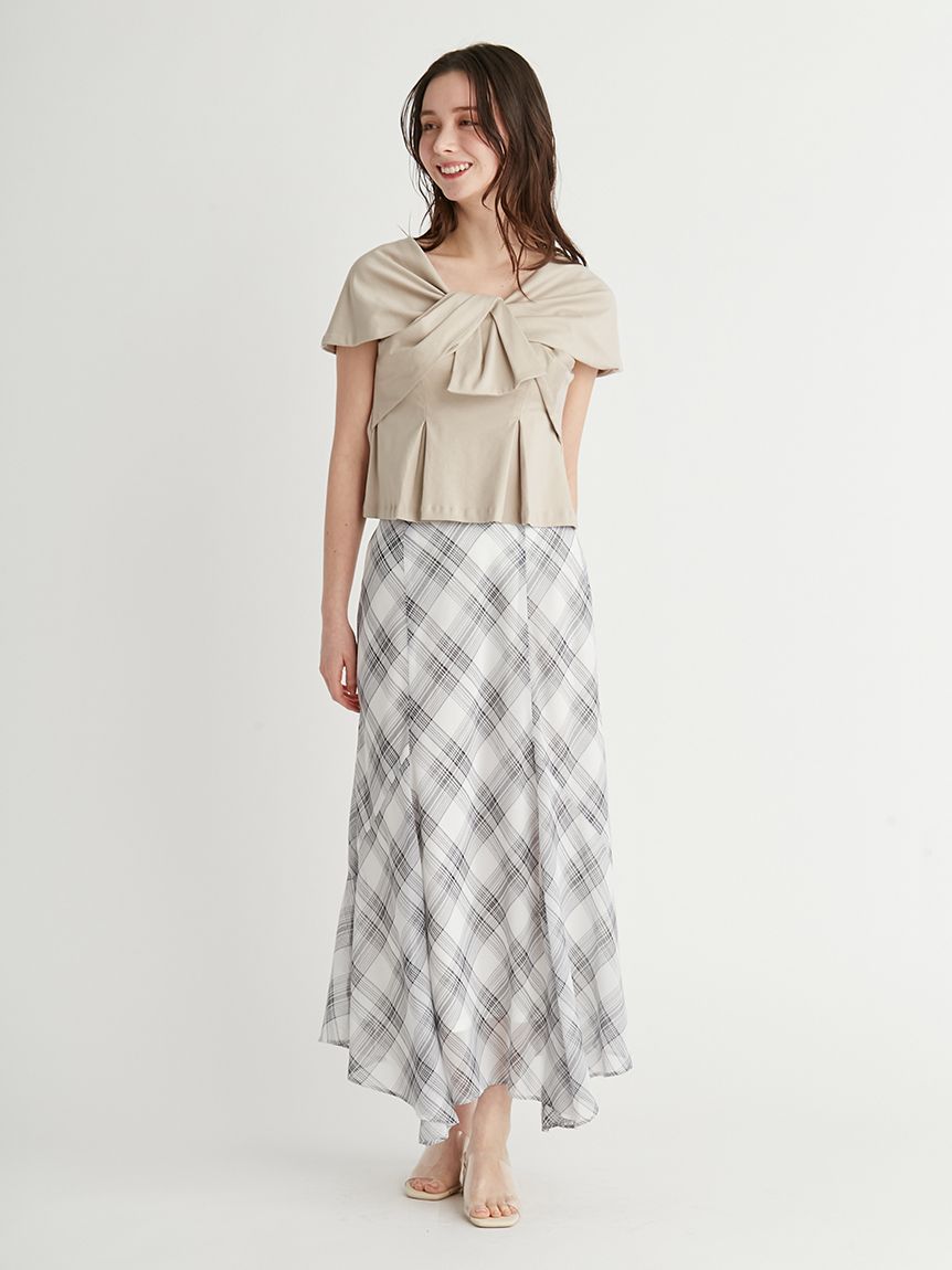 シアーチェックナロースカート(SKIRT（スカート）)｜CELFORD