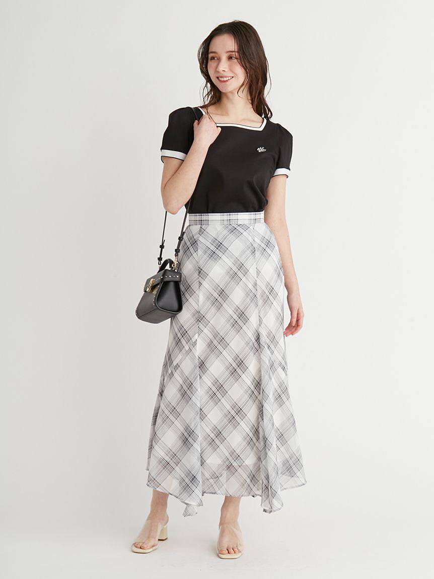 シアーチェックナロースカート(SKIRT（スカート）)｜CELFORD