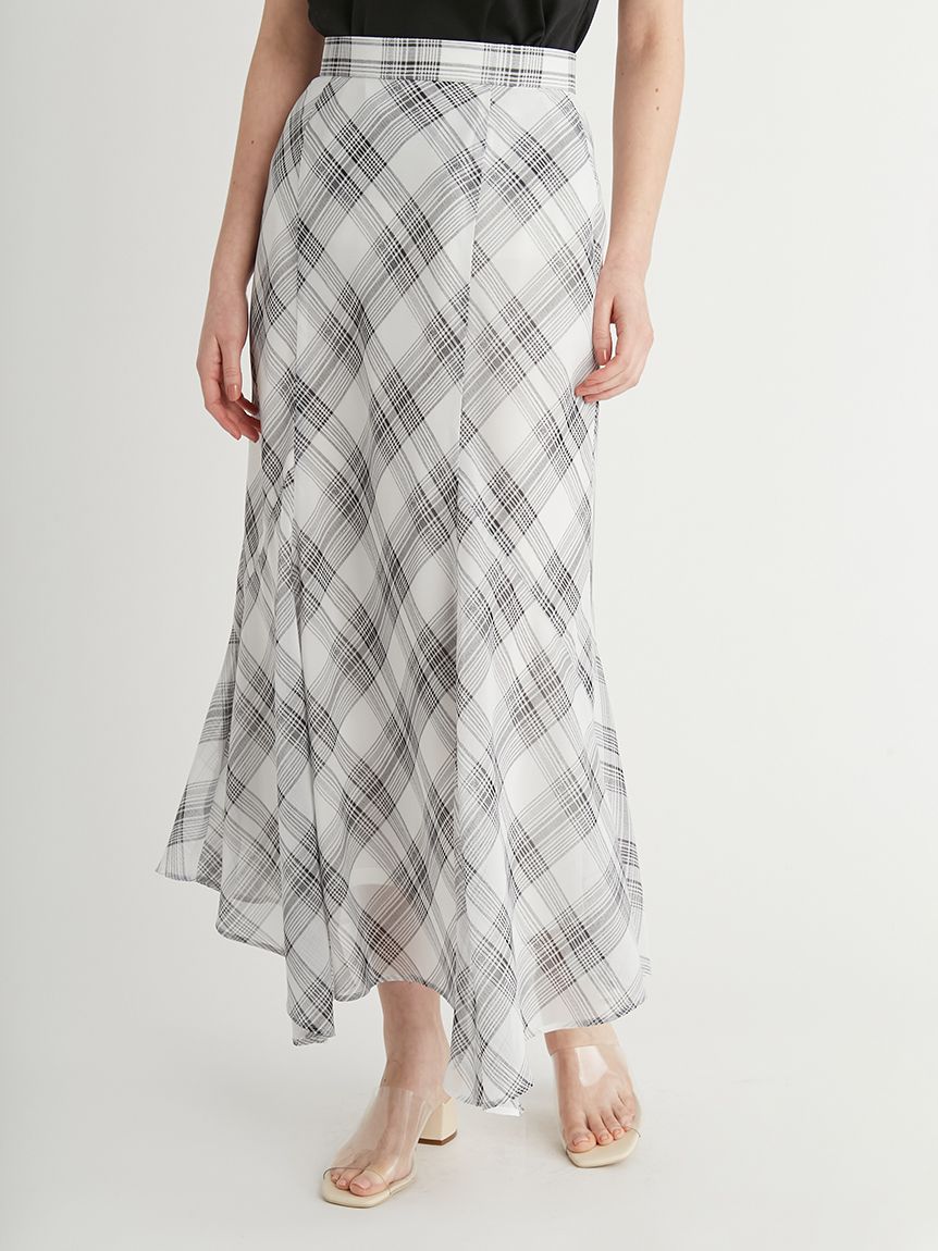 シアーチェックナロースカート(SKIRT（スカート）)｜CELFORD
