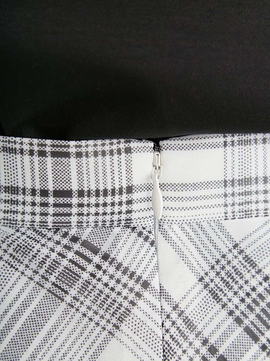 EMです！極美品 CELFORD セルフォード シアーチェック ウォッシャブル】シアーチェックスカート(SKIRT（スカート