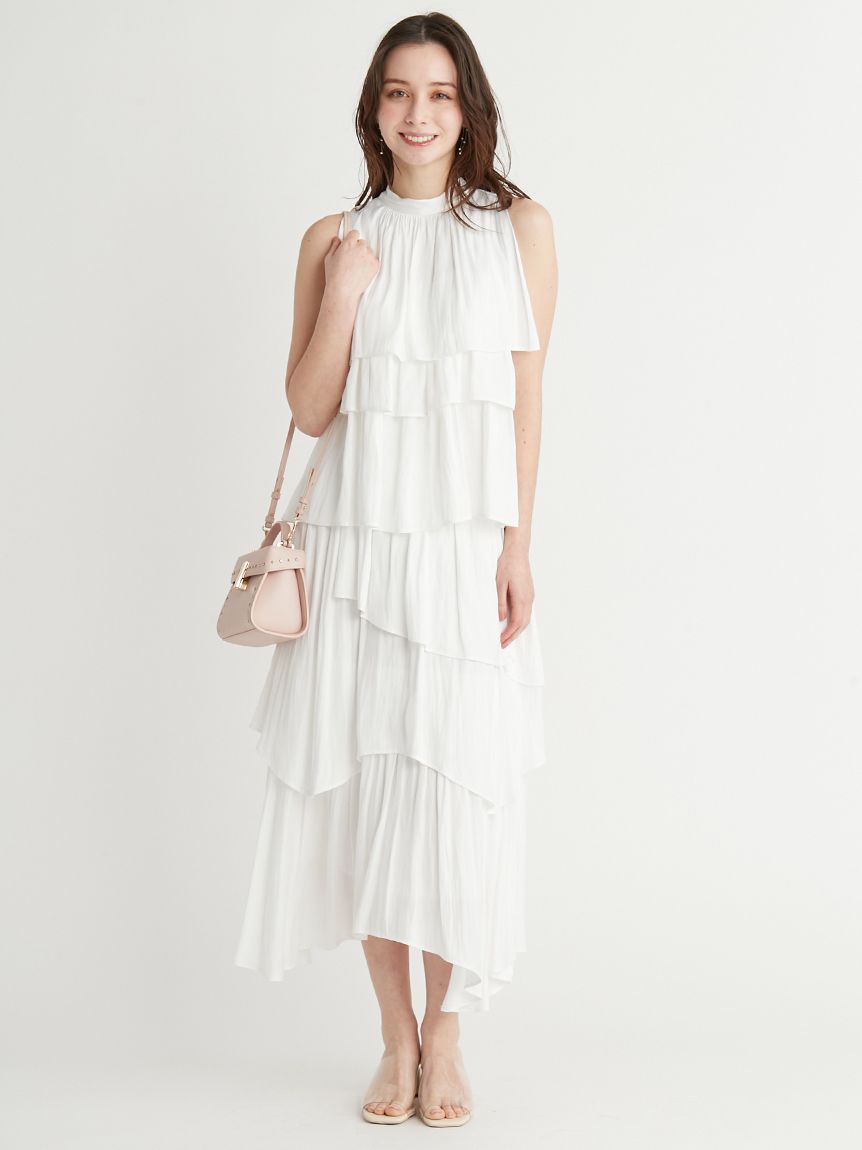 美品 CLANE STRAP DEFORM SKIRT アシンメトリー　リネン CLANE（クラネ）の「STRAP DEFORM SKIRT（スカート）」 - WEAR