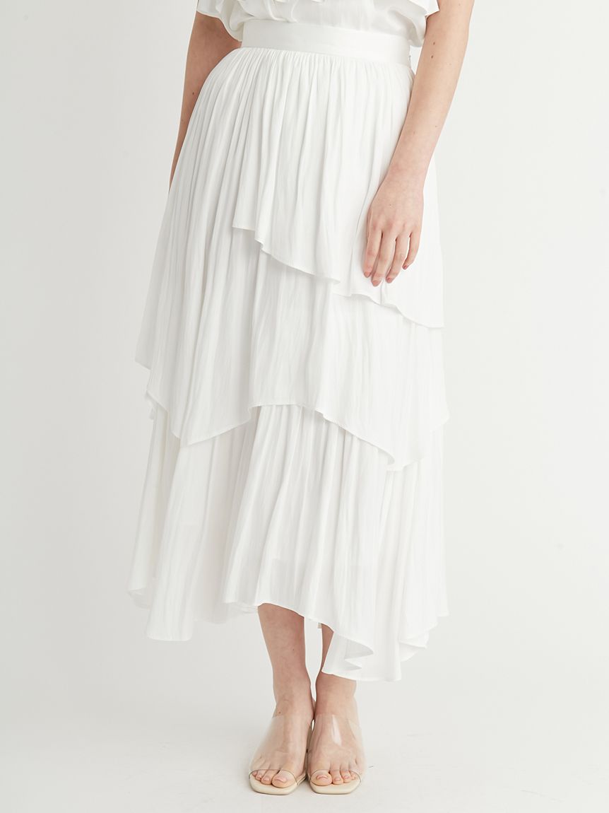 アシンメトリーティアードスカート(SKIRT（スカート）)｜CELFORD