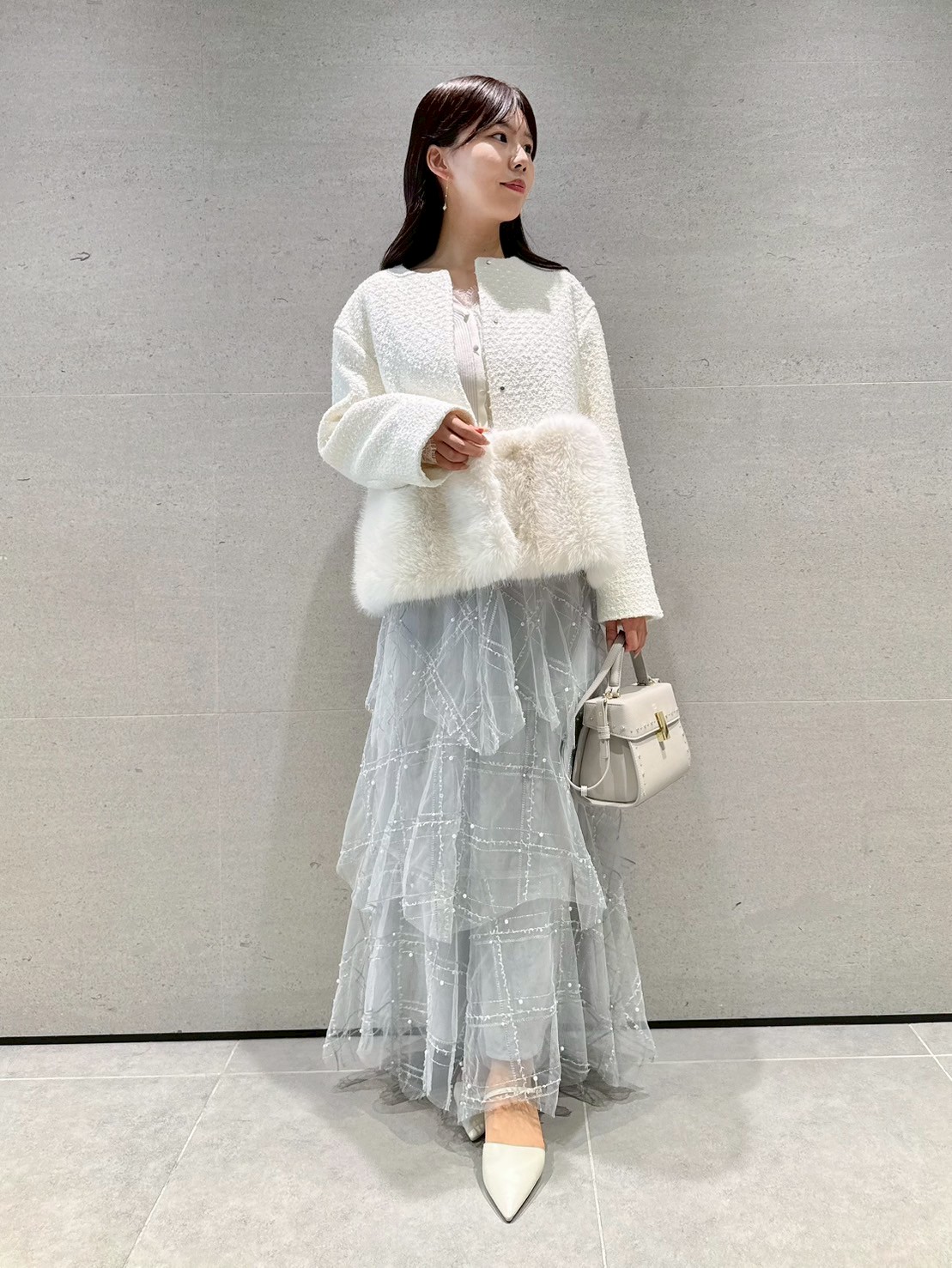 コバヤシ(◍•ᴗ•◍)✧*。 HANAE MORI×CELFORDコラボ HANAE MORI×CELFORDコラボ】パールスカート(SKIRT(スカート