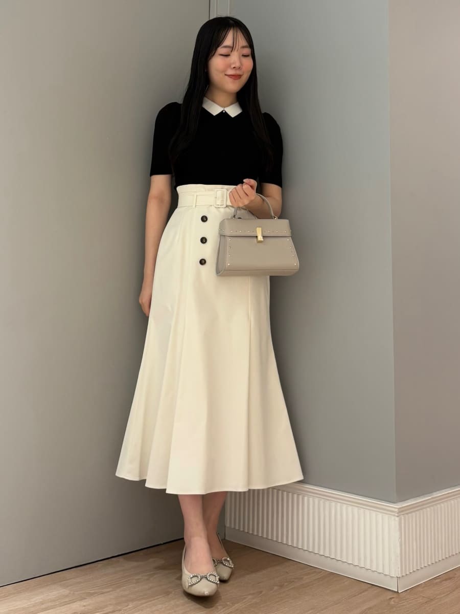 トレンチデザインマーメイドスカート(SKIRT（スカート