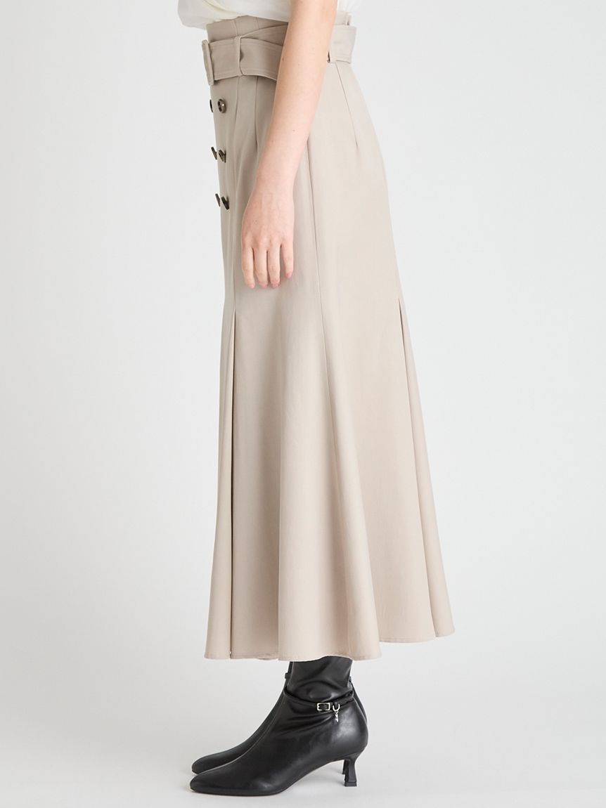トレンチデザインマーメイドスカート(SKIRT（スカート