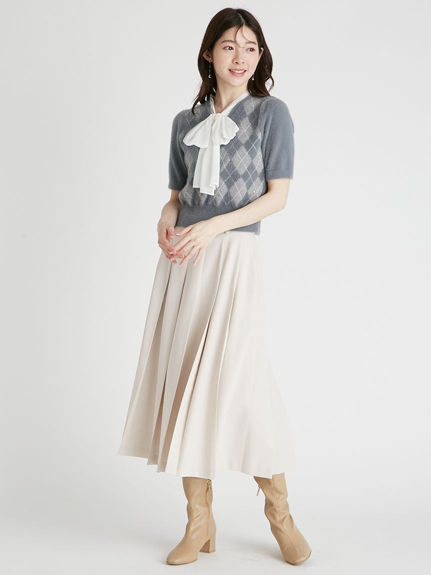 ベルト付きプリーツスカート(SKIRT（スカート）)｜CELFORD（セル