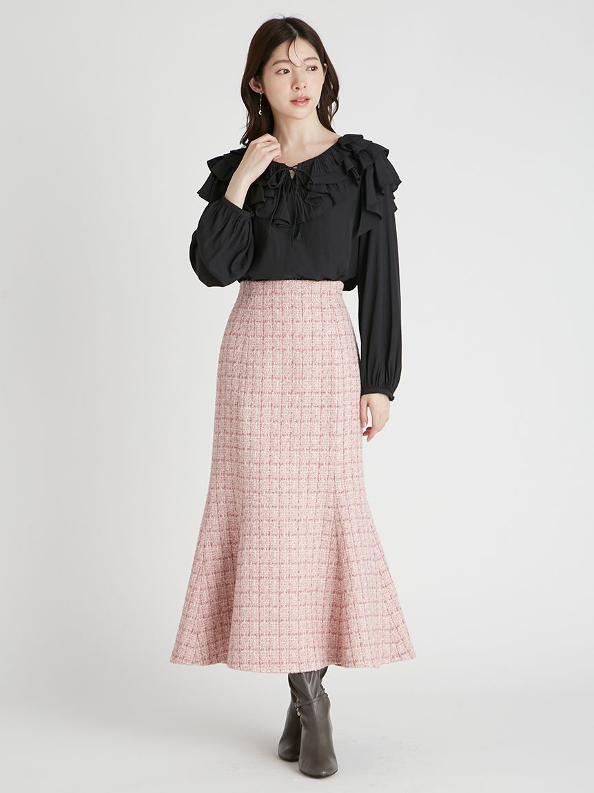セルフォード ツイード マーメイド スカート ツィードマーメイドスカート(SKIRT（スカート）)｜CELFORD（セル