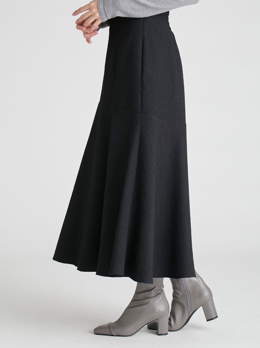 ウォッシャブル】ふくれジャガードマーメイドスカート(SKIRT（スカート