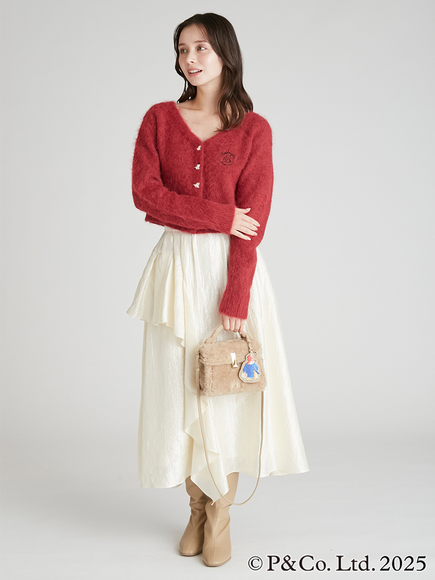 ウォッシャブル】シャイニーアシンメトリースカート(SKIRT（スカート