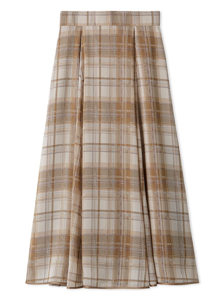 ウォッシャブル】シアーチェックスカート(SKIRT（スカート